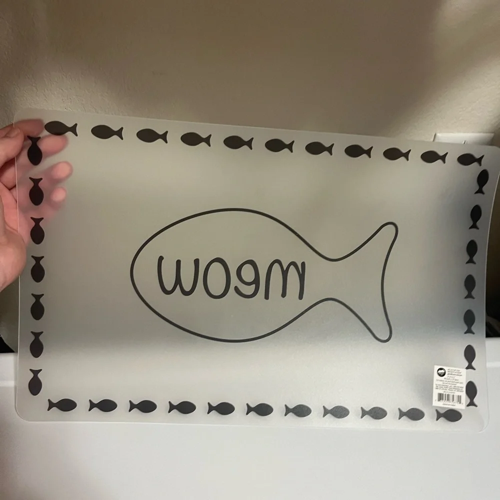 “Meow” Whisker City Fish Placemat